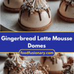 Irresistible Gingerbread Latte Mousse Domes You Have to Try