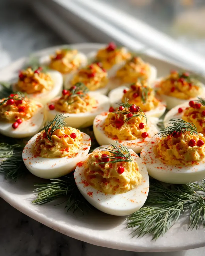 Irresistible Christmas Deviled Eggs That Will Steal the Show - Featured Image
