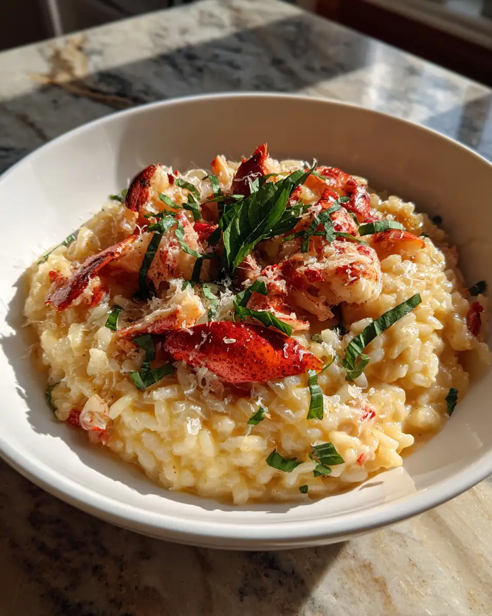 Final dish - Creamy Lemon Butter Lobster Risotto That Will Steal the Show