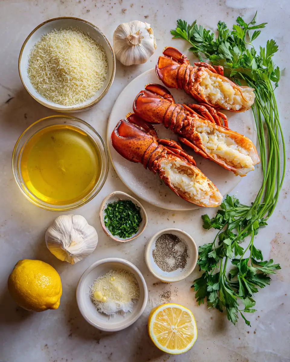 Ingredients for Creamy Lemon Butter Lobster Risotto That Will Steal the Show