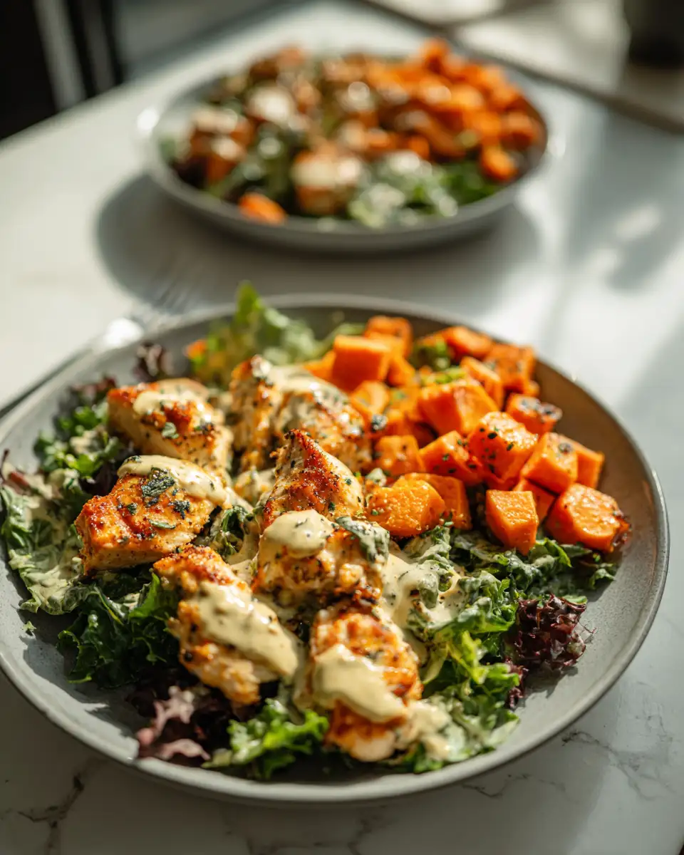 Maple Dijon Chicken and Sweet Potato Bowls A Flavor-Packed Healthy Dinner Idea - Featured Image
