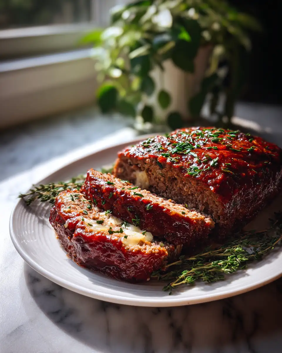 Final dish - Mouthwatering Garlic Parmesan Meatloaf Recipe That Will Steal the Show