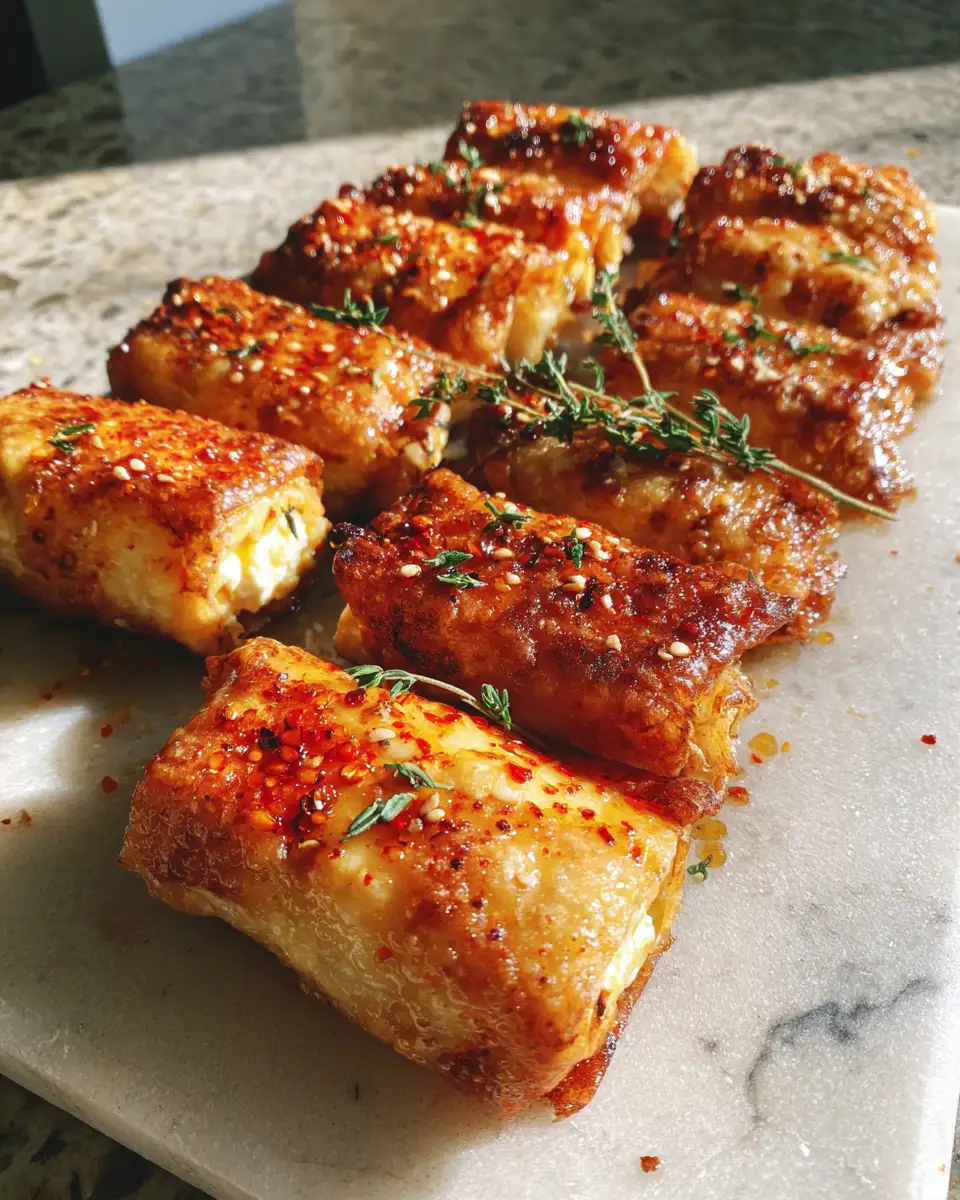 Ingredients for Oven Fried Feta Rolls with Chili Honey That Will Spice Up Your Snack Time
