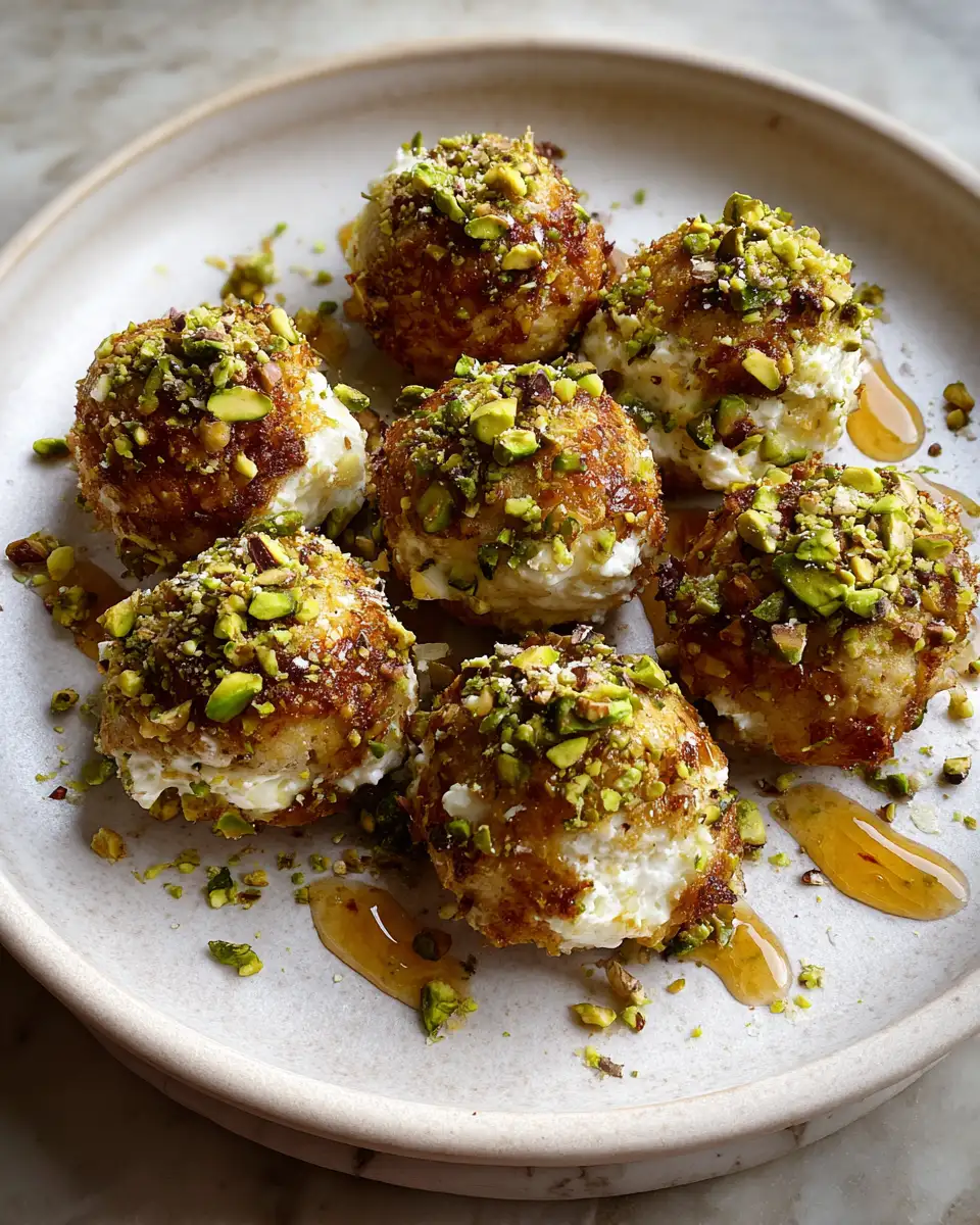 Final dish - Irresistible Ricotta Pistachio Honey Bites You Need to Try Today