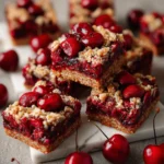 Ruby Red Cherry Bars That Disappear in Every Bite - Featured Image