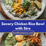 Savory Chicken Rice Bowl with a Flavor-Packed Street Corn Twist