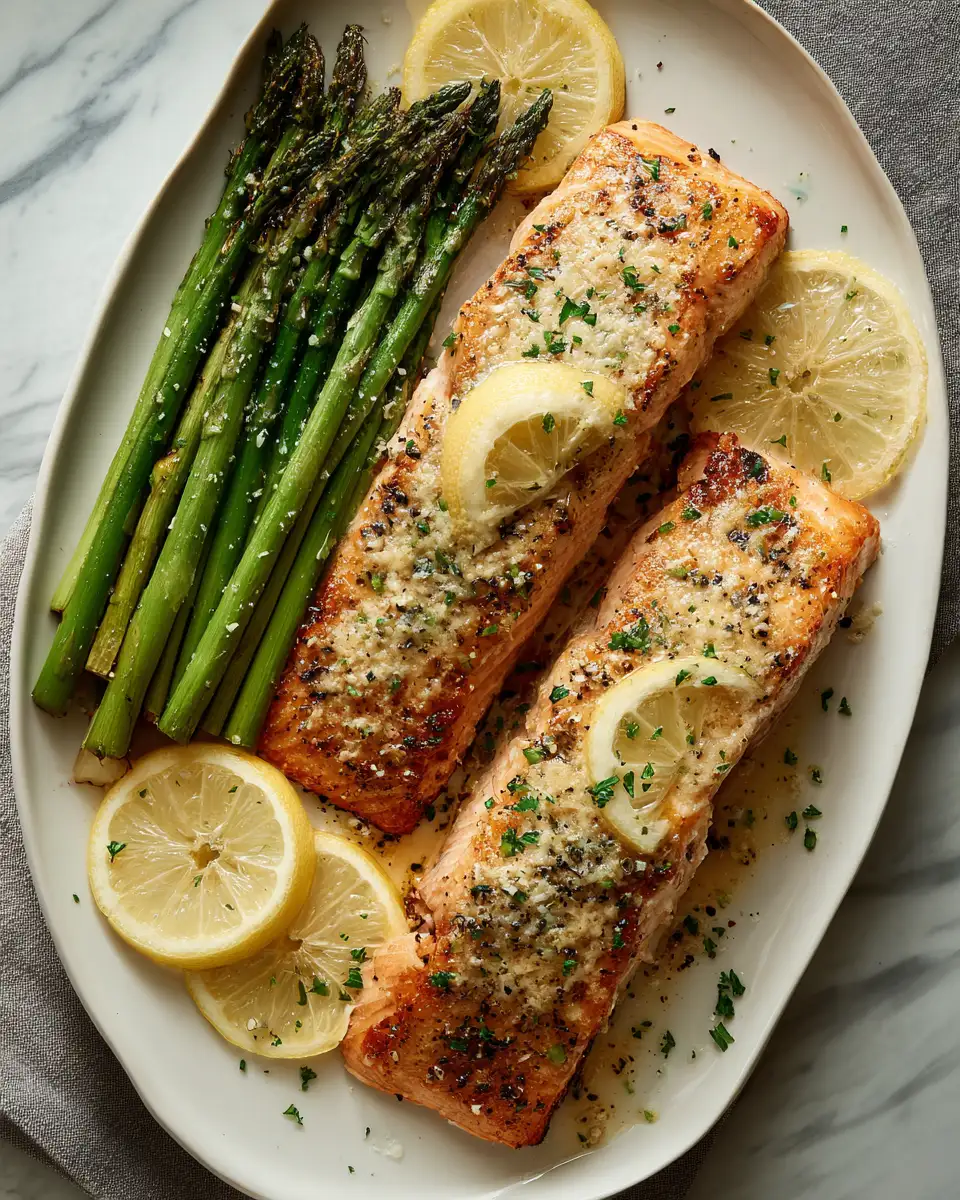 Sheet Pan Lemon Garlic Butter Salmon Recipe for Effortless Flavor and Easy Cleanup - Featured Image