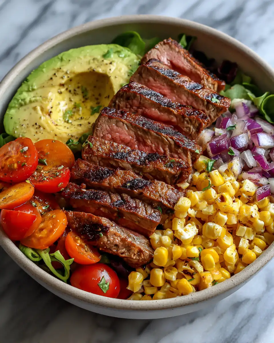 Savor the Flavor with a Steak Avocado Corn Bowl Bowl - Featured Image