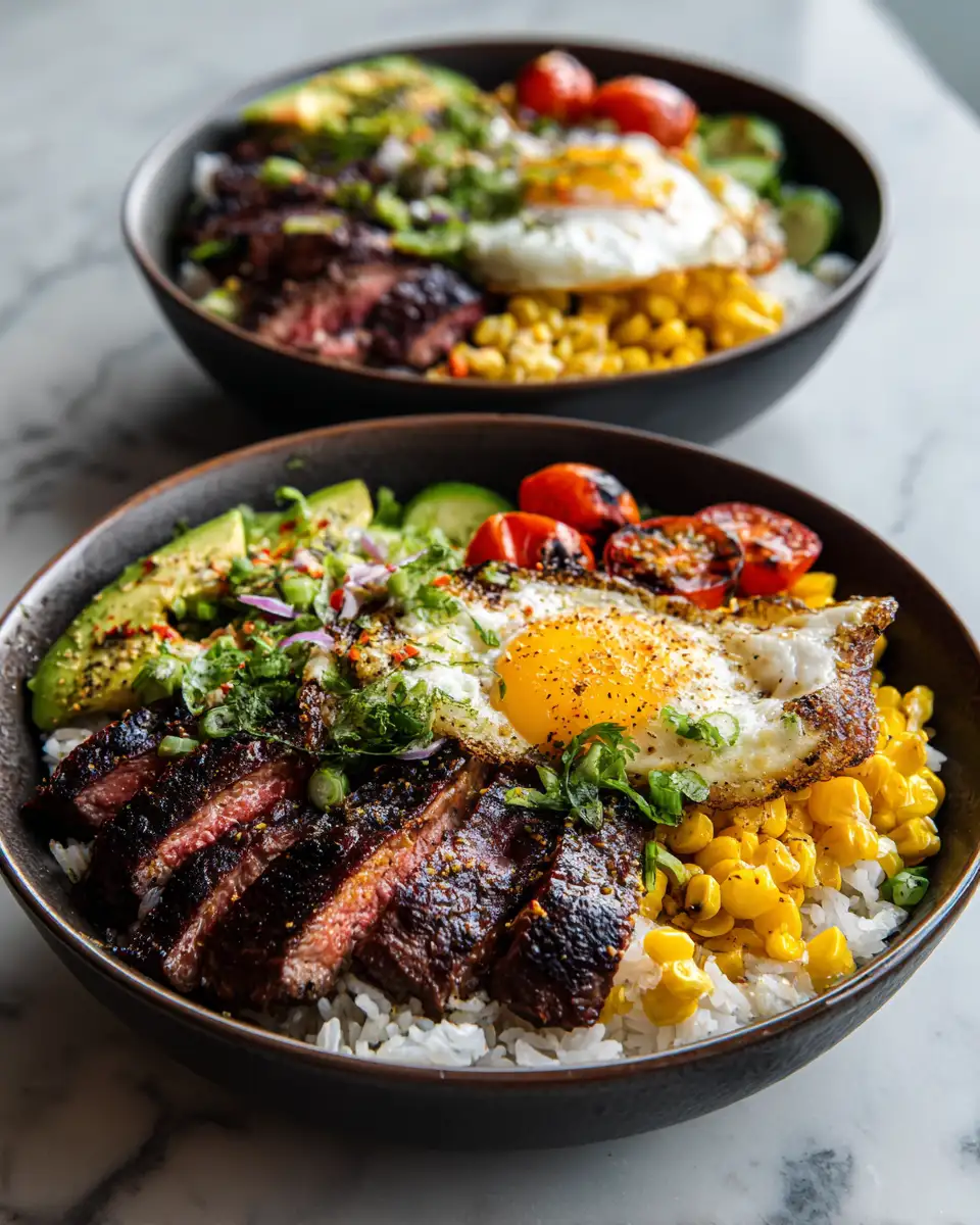 Irresistible Street Corn Steak Rice Bowls That Will Elevate Your Dinner Game - Featured Image