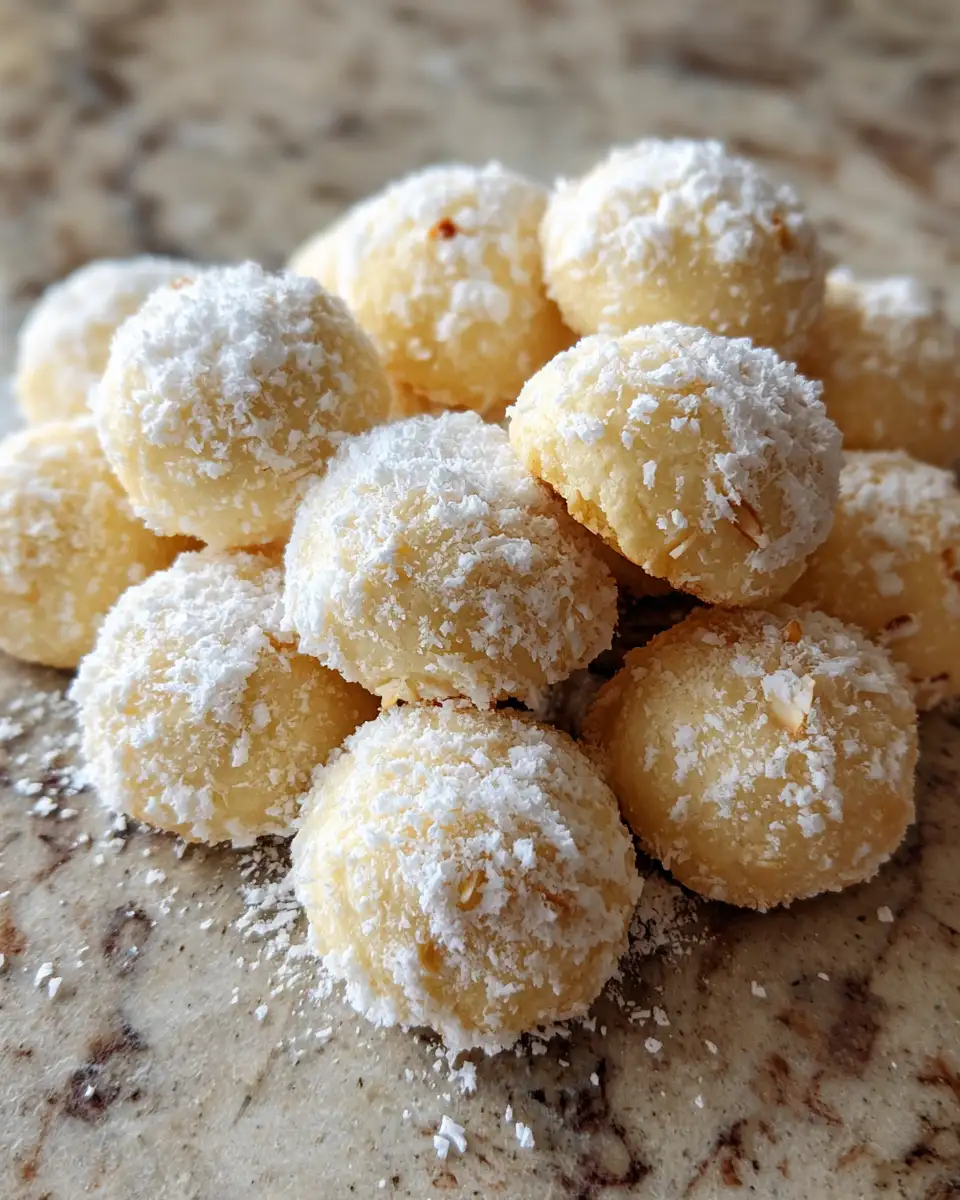 Final dish - Irresistibly Fluffy Sweetened Condensed Milk Snowball Cookies You Have to Try