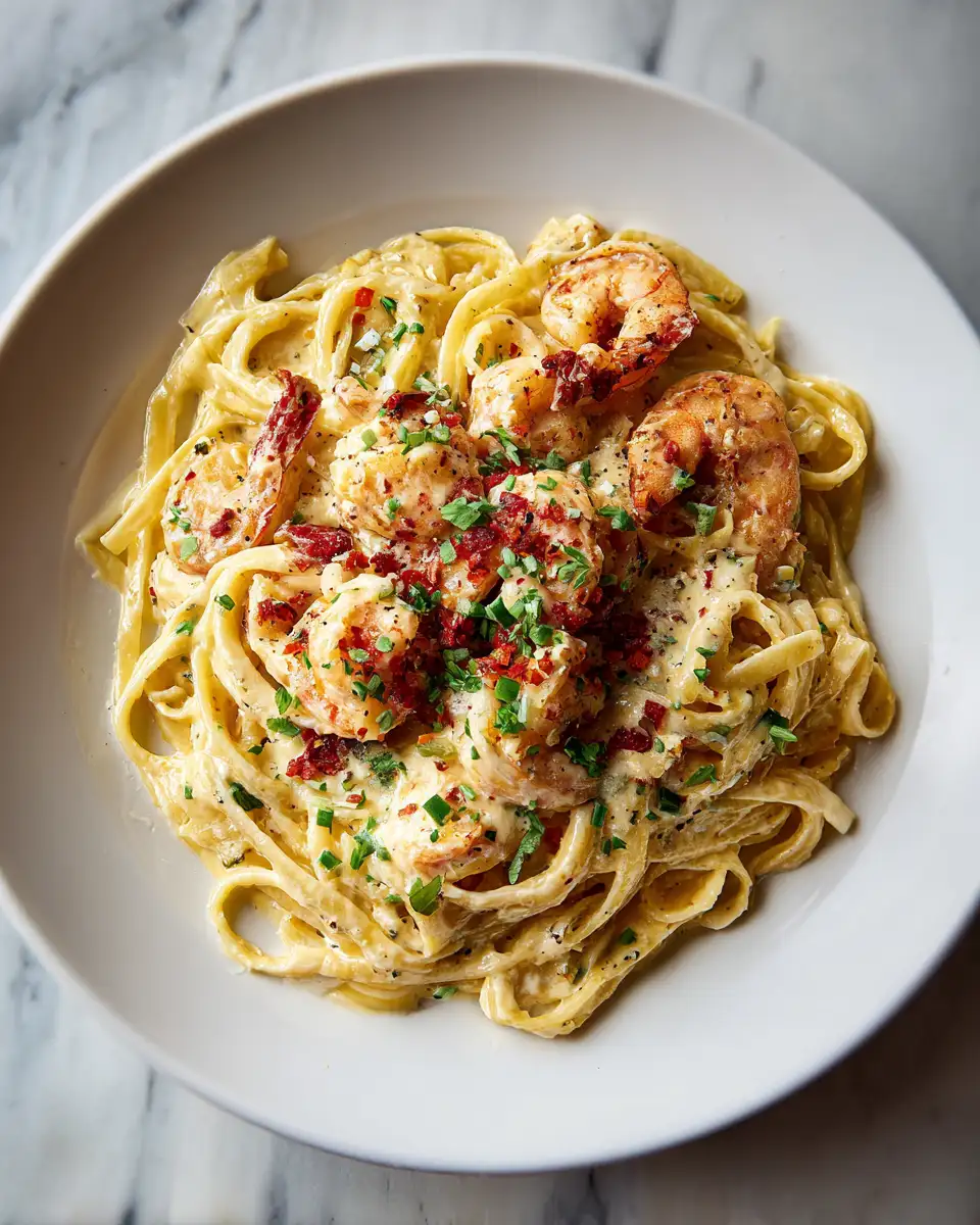 Final dish - Creamy Cajun Alfredo Sauce That Will Spice Up Your Pasta Night