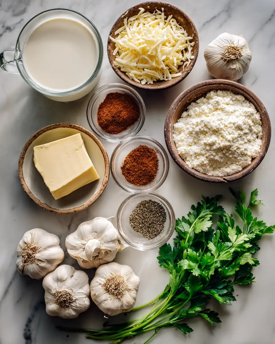 Ingredients for Creamy Cajun Alfredo Sauce That Will Spice Up Your Pasta Night