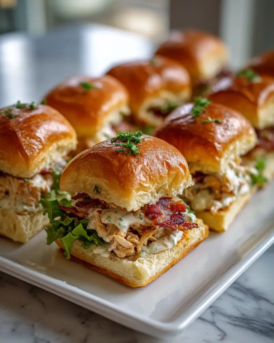 Irresistible Chicken Bacon Ranch Sliders You Need to Try Today - Featured Image