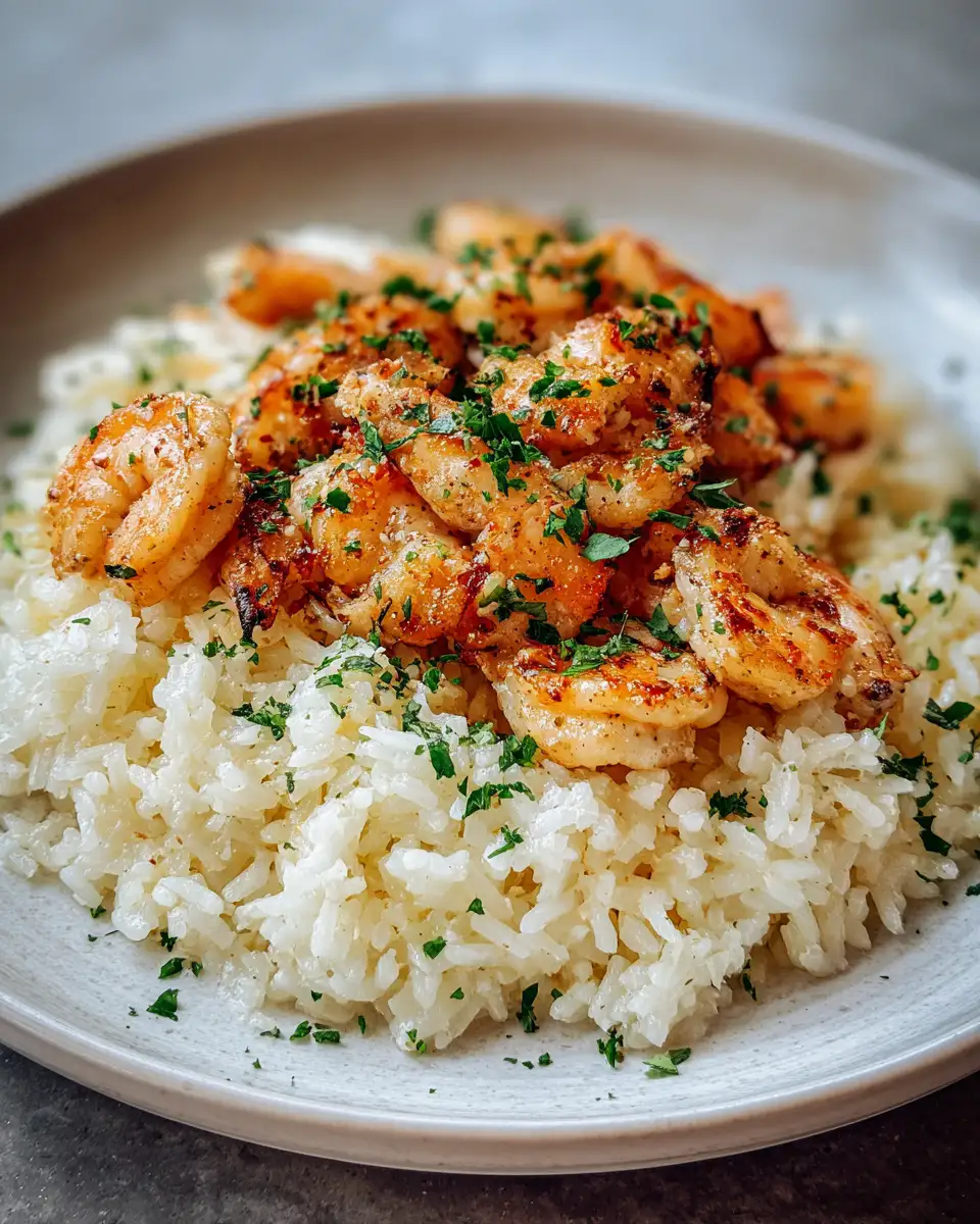 Final dish - Irresistible Chicken Scampi with Garlic Parmesan Rice Recipe