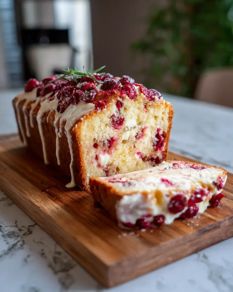 Irresistible Cranberry Cream Cheese Pound Cake Recipe You Need to Try - Featured Image