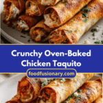 Irresistibly Crunchy Oven-Baked Chicken Taquitos You Have to Try
