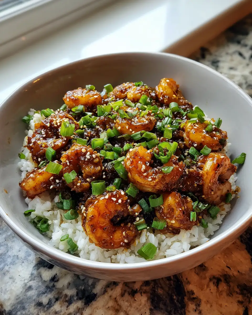 Final dish - High-Protein Honey Garlic Shrimp Recipe That Packs a Flavorful Punch