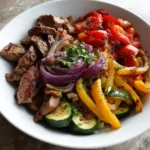 High Protein Low Carb Steak Fajita Bowl Recipe for a Flavor-Packed Healthy Meal - Featured Image