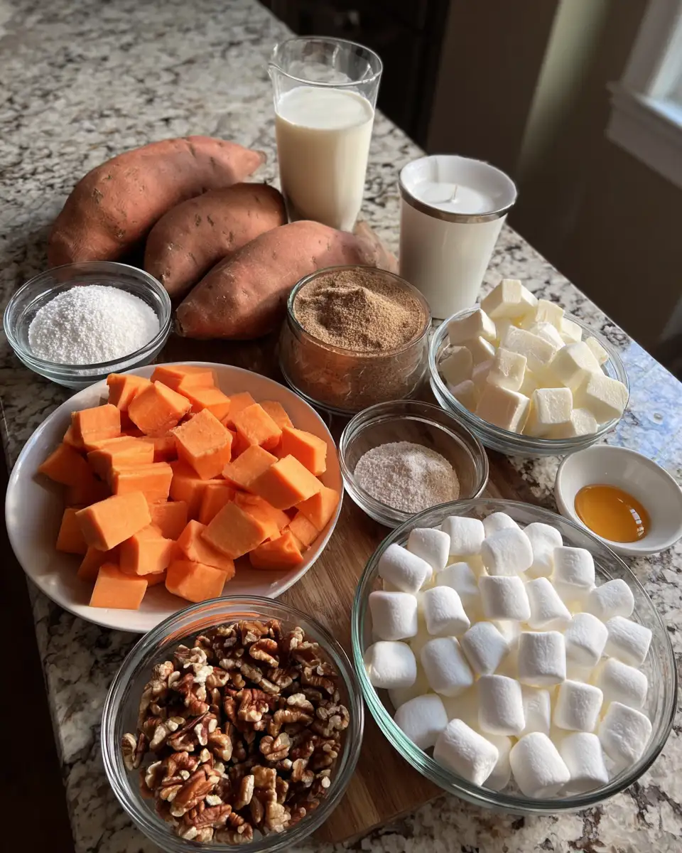 Ingredients for Irresistible Pioneer Woman Sweet Potato Crunch Casserole Recipe You Need to Try