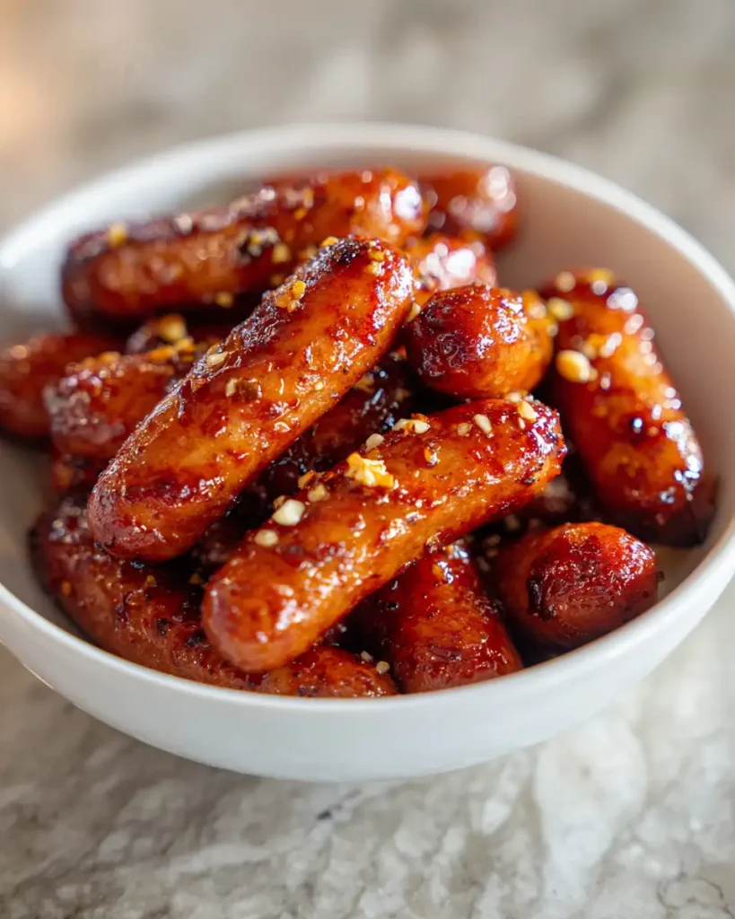 Irresistibly Spicy Hot Honey Garlic Lil Smokies That Will Ignite Your Taste Buds - Featured Image