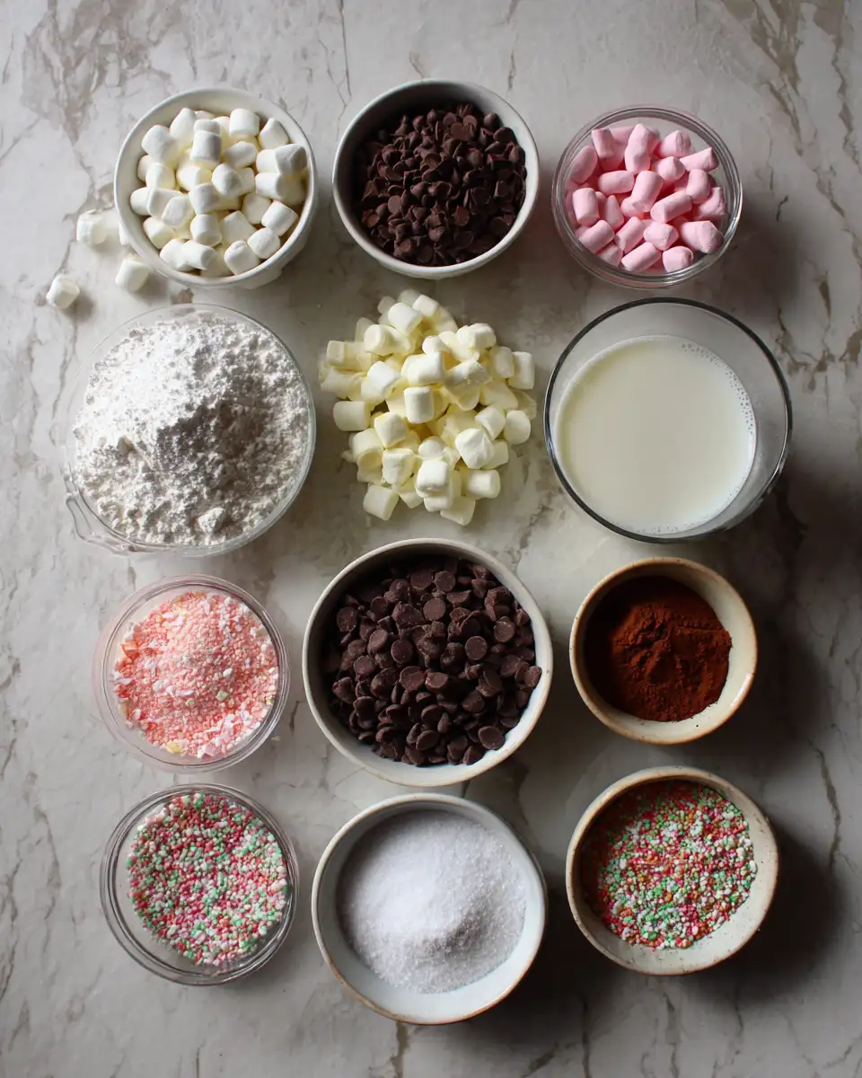 Ingredients for Cupid's Cocoa Bombs The Ultimate Sweet Treat for Romance