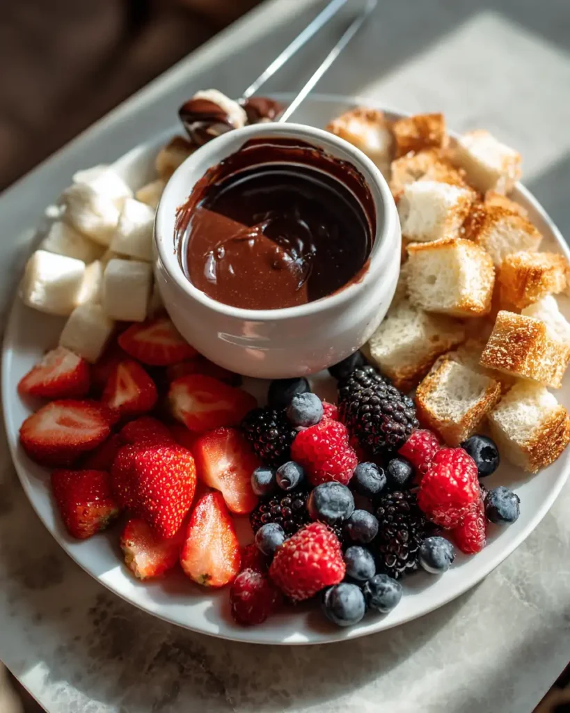 Fondue for Two Chocolate and Berries Delight - Featured Image