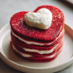 Irresistible Heart-Shaped Red Velvet Pancakes to Sweeten Your Morning - Featured Image