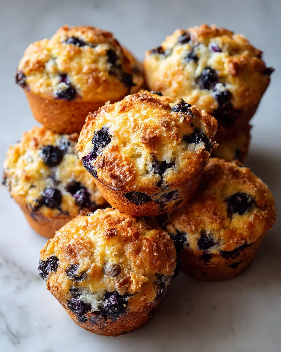 Final dish - 3-Ingredient High Protein Blueberry Muffins You Can Whip Up in Minutes