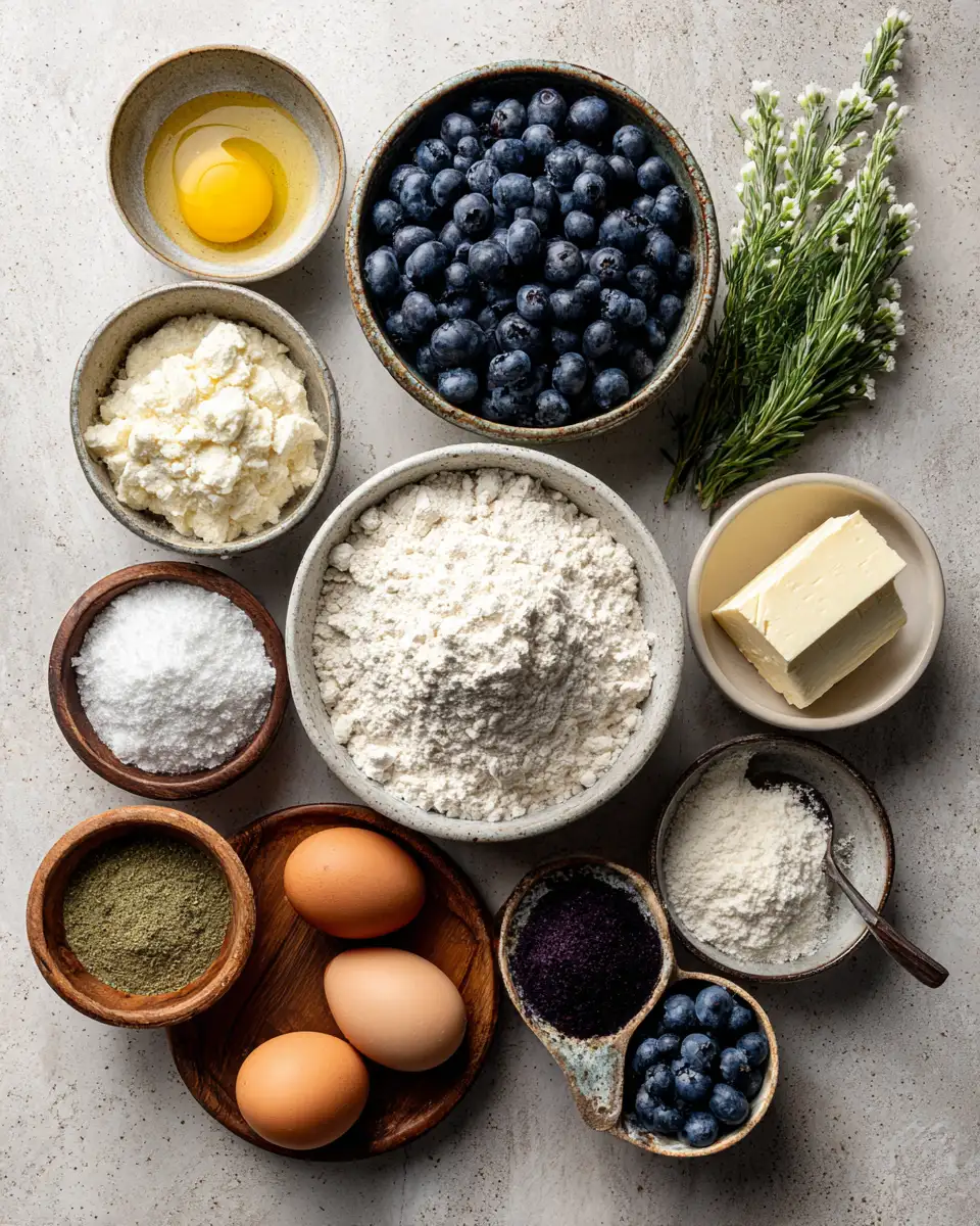 Ingredients for 3-Ingredient High Protein Blueberry Muffins You Can Whip Up in Minutes