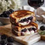 Indulge in the Ultimate Balsamic Blackberry Grilled Cheese with Brie Delight - Featured Image