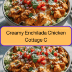 Creamy Enchilada Chicken Cottage Cheese Bowls That Will Wow Your Taste Buds