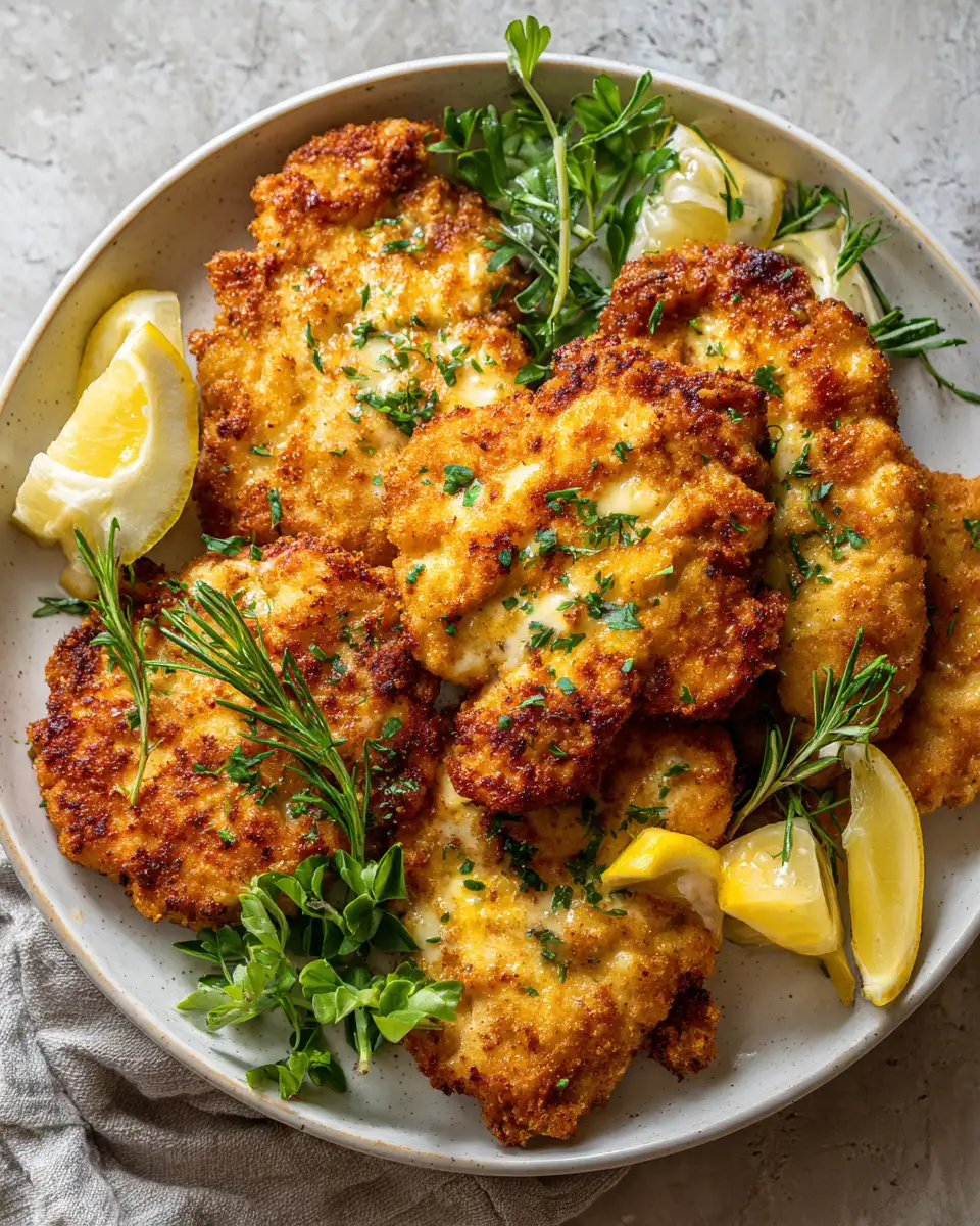 Crispy Chicken Cutlets with Lemon Garlic Butter Sauce That Will Wow Your Taste Buds - Featured Image