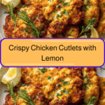 Crispy Chicken Cutlets with Lemon Garlic Butter Sauce That Will Wow Your Taste Buds