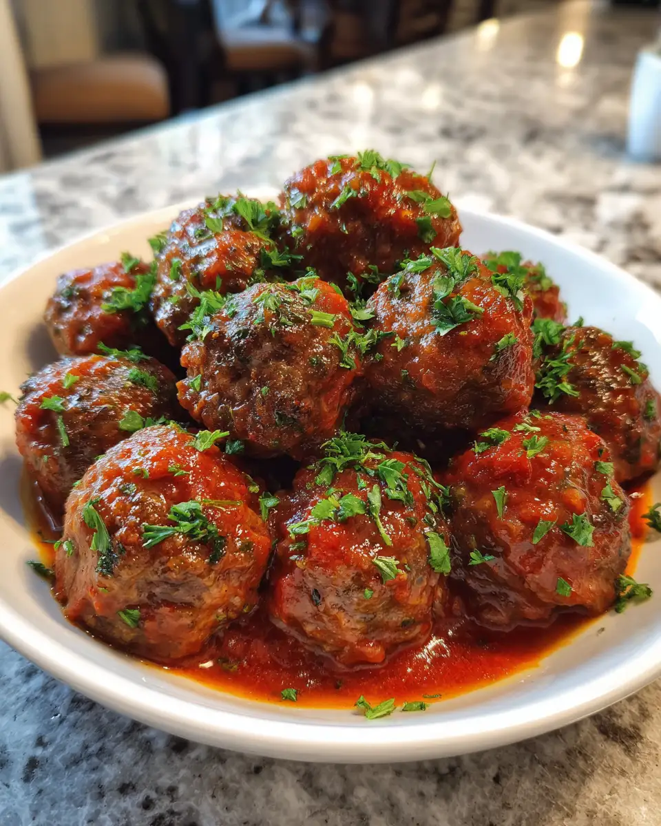 Final dish - Irresistible Crockpot Mississippi Meatballs That Melt in Your Mouth