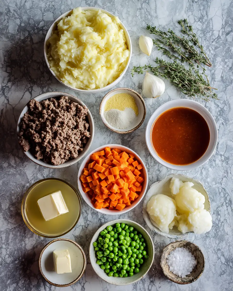 Ingredients for The Ultimate Guide to Making Easy Shepherd’s Pie That Comforts and Delights