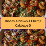 Deliciously Easy Hibachi Chicken and Shrimp Cabbage Bowl Recipe