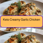 Indulge in Keto Creamy Garlic Chicken for a Low-Carb Flavor Explosion