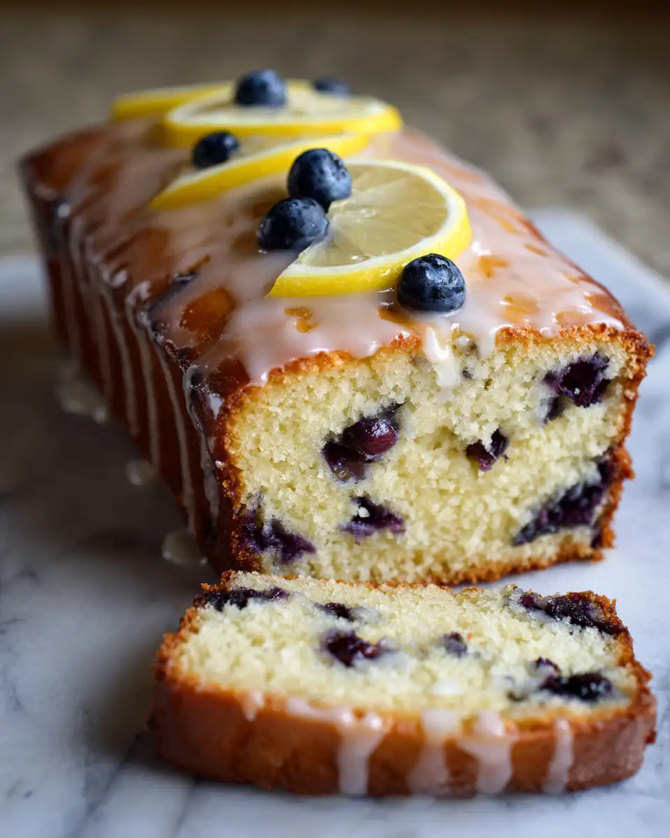 Zesty Lemon Blueberry Pound Cake Recipe That Will Brighten Your Day - Featured Image