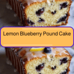 Zesty Lemon Blueberry Pound Cake Recipe That Will Brighten Your Day