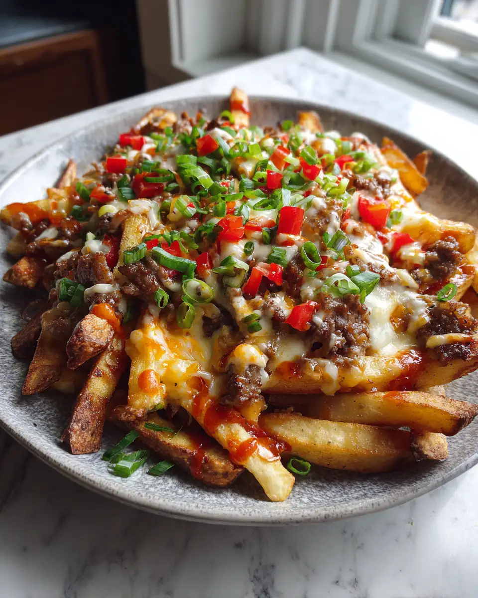 Final dish - Ultimate Loaded Philly Cheesesteak Fries Recipe You Need to Try