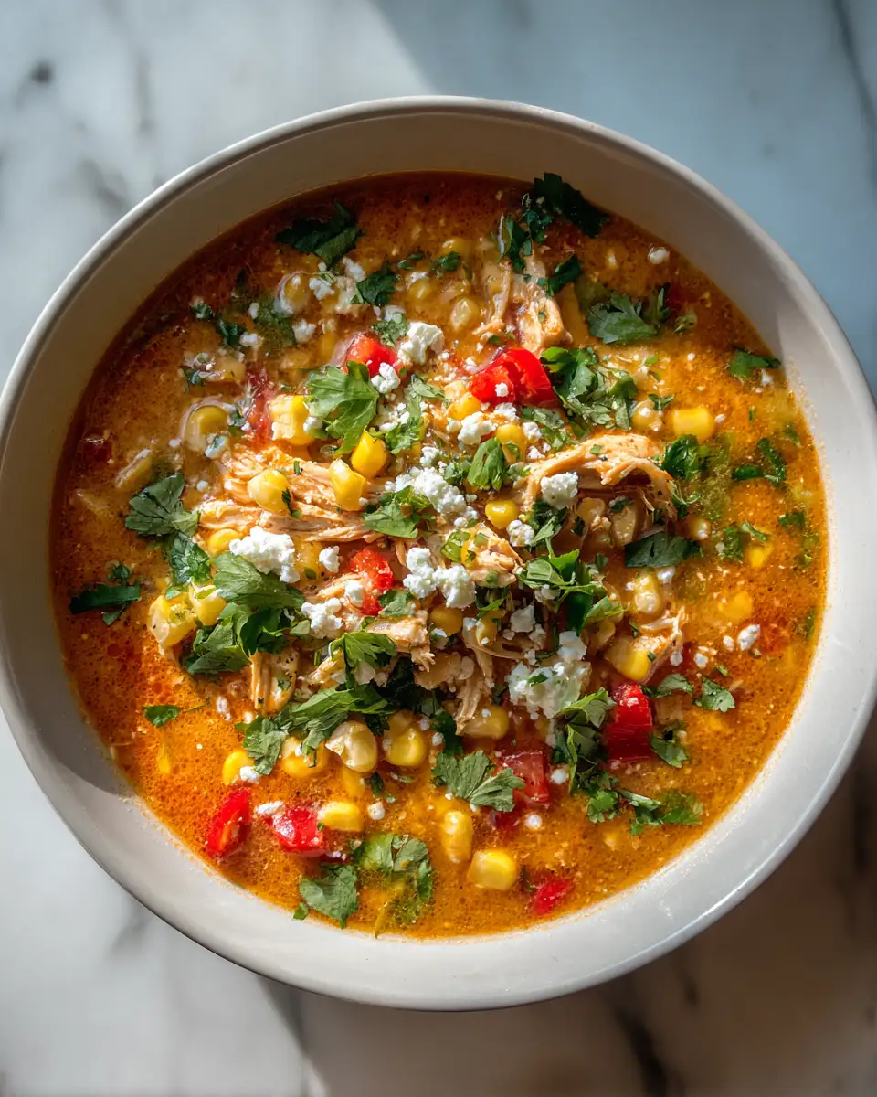 Warm Up with Creamy Mexican Street Corn Chicken Soup - Featured Image