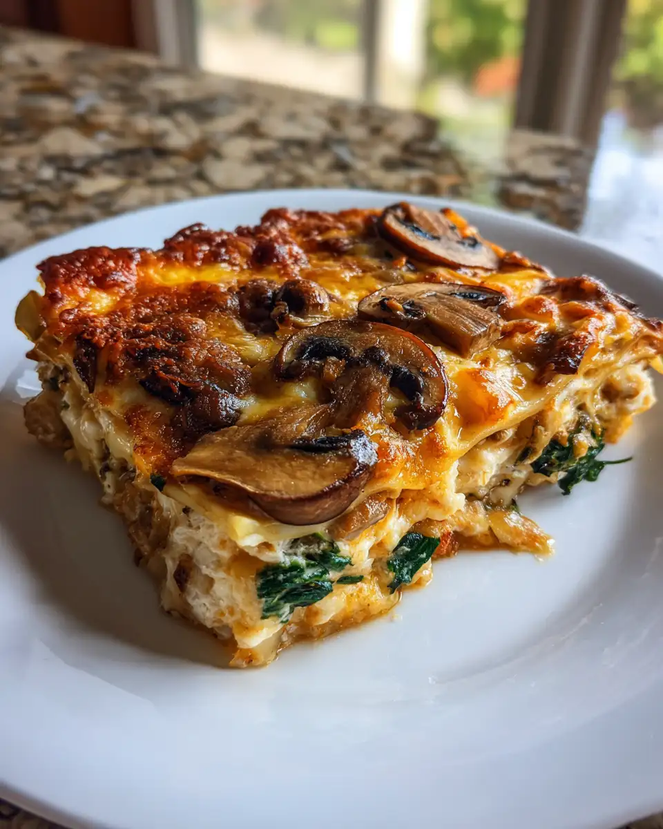Hearty Mushroom and Spinach Lasagna Recipe That Will Steal the Show - Featured Image