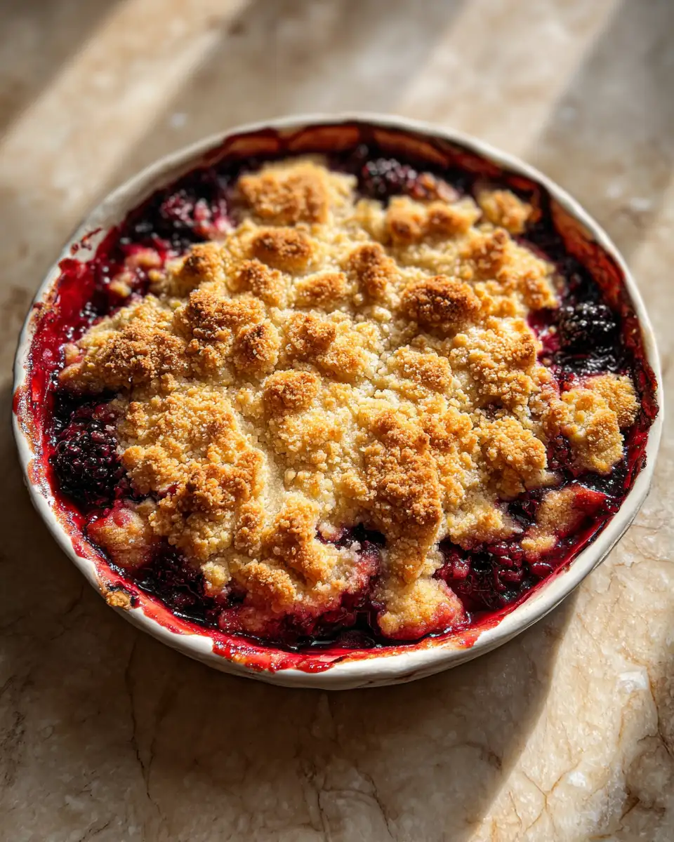 Final dish - Irresistible Old-Fashioned Blackberry Cobbler Recipe You Need to Try