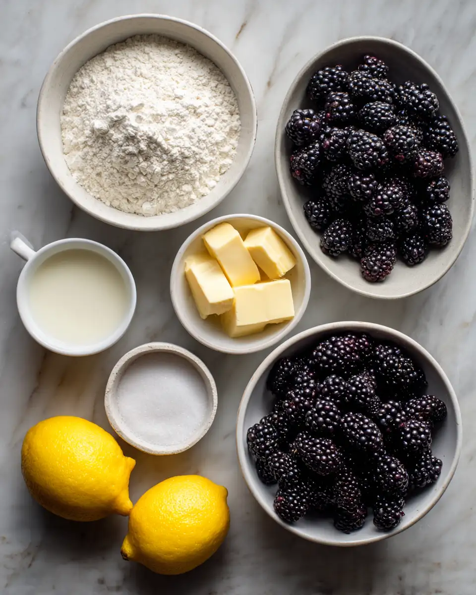 Ingredients for Irresistible Old-Fashioned Blackberry Cobbler Recipe You Need to Try