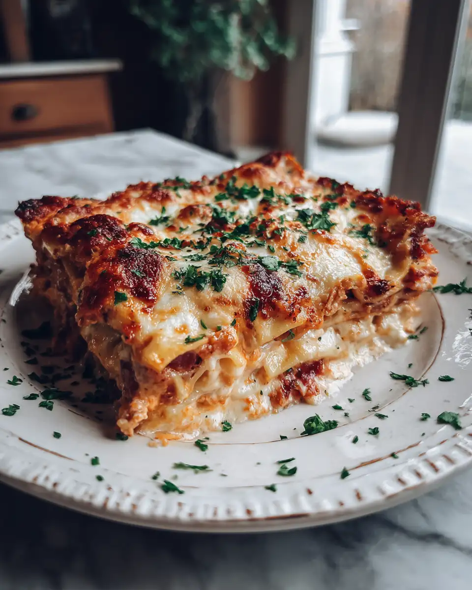 Irresistible Parmesan Garlic Bacon Lasagna Recipe That Will Wow Your Taste Buds - Featured Image