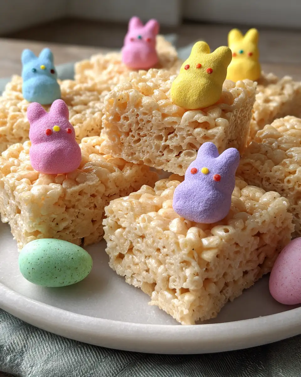 Final dish - How to Make Irresistible Peeps Rice Krispies Treats That Everyone Will Love