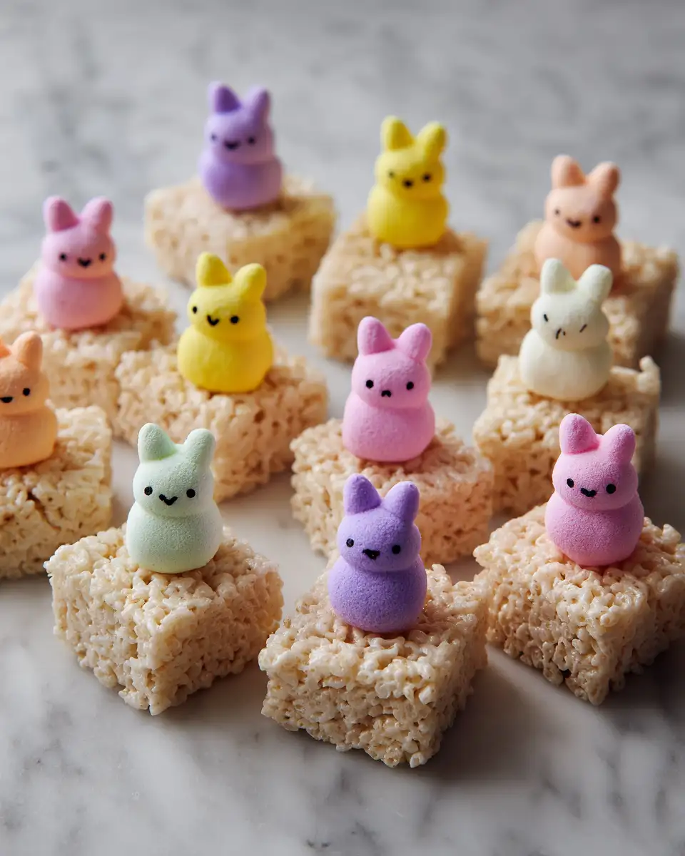 Ingredients for How to Make Irresistible Peeps Rice Krispies Treats That Everyone Will Love