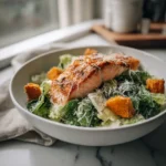 Fresh and Flavorful Salmon and Caesar Salad with a Yummy Sweet Potato Twist - Featured Image