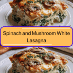 Creamy Spinach and Mushroom White Lasagna Recipe to Savor