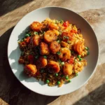 Irresistible Sticky Honey Chicken and Shrimp Fried Rice Recipe - Featured Image